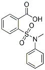 2-([METHYL(PHENYL)AMINO]SULFONYL)BENZOIC ACID Struktur