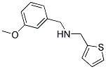 1-(3-METHOXYPHENYL)-N-(THIEN-2-YLMETHYL)METHANAMINE Struktur