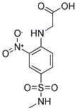 ([4-[(METHYLAMINO)SULFONYL]-2-NITROPHENYL]AMINO)ACETIC ACID Struktur