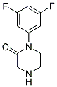 1-(3,5-DIFLUORO-PHENYL)-PIPERAZIN-2-ONE Struktur