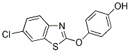 4-[(6-CHLORO-1,3-BENZOTHIAZOL-2-YL)OXY]PHENOL Struktur