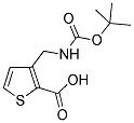 3-(TERT-BUTOXYCARBONYLAMINO-METHYL)-THIOPHENE-2-CARBOXYLIC ACID Struktur