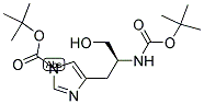 4-(2(S)-TERT-BUTOXYCARBONYLAMINO-3-HYDROXYPROPYL)-IMIDAZOLE-1-CARBOXYLIC ACID TERT-BUTYL ESTER Structure