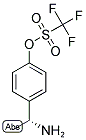 (R)-4-(1-AMINOETHYL)PHENYL TRIFLUOROMETHANESULFONATE Struktur