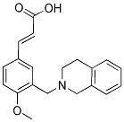 (2E)-3-[3-(3,4-DIHYDRO-2(1H)-ISOQUINOLINYLMETHYL)-4-METHOXYPHENYL]-2-PROPENOIC ACID Struktur