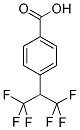 4-(2-HYDROHEXAFLUOROISOPROPYL)BENZOIC ACID Struktur