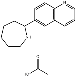 6-AZEPAN-2-YL-QUINOLINE MONOACETATE Struktur