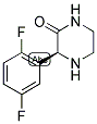 (S)-3-(2,5-DIFLUORO-PHENYL)-PIPERAZIN-2-ONE Struktur