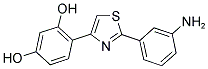 4-[2-(3-AMINO-PHENYL)-THIAZOL-4-YL]-BENZENE-1,3-DIOL Struktur