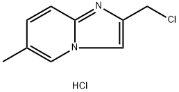 2-(CHLOROMETHYL)-6-METHYLIMIDAZO[1,2-A]PYRIDINE HYDROCHLORIDE Struktur