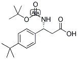 (R)-3-TERT-BUTOXYCARBONYLAMINO-3-(4-TERT-BUTYL-PHENYL)-PROPIONIC ACID Struktur