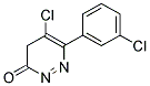 4-CHLORO-3-(3-CHLOROPHENYL)-5,6H-PYRIDAZIN-6-ONE Struktur