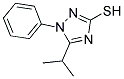 5-ISOPROPYL-1-PHENYL-1H-1,2,4-TRIAZOLE-3-THIOL Struktur