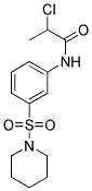 2-CHLORO-N-[3-(PIPERIDIN-1-YLSULFONYL)PHENYL]PROPANAMIDE Struktur