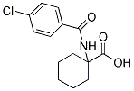 1-(4-CHLORO-BENZOYLAMINO)-CYCLOHEXANECARBOXYLIC ACID Struktur