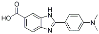 2-(4-DIMETHYLAMINO-PHENYL)-3H-BENZOIMIDAZOLE-5-CARBOXYLIC ACID Struktur