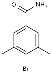 4-BROMO-3,5-DIMETHYL-BENZAMIDE Struktur