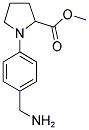 1-(4-AMINOMETHYL-PHENYL)-PYRROLIDINE-2-CARBOXYLIC ACID METHYL ESTER Struktur