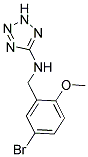 N-(5-BROMO-2-METHOXYBENZYL)-2H-TETRAZOL-5-AMINE Struktur