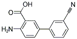 4-AMINO-3'-CYANO[1,1'-BIPHENYL]-3-CARBOXYLIC ACID Struktur