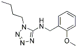 1-BUTYL-N-(2-METHOXYBENZYL)-1H-TETRAZOL-5-AMINE Struktur