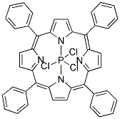 DICHLORO-TETRAPHENYLPORPHYRINATO-PHOSPHORUS(V)-CHLORIDE Struktur