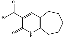 2-OXO-2,5,6,7,8,9-HEXAHYDRO-1H-CYCLOHEPTA[B]-PYRIDINE-3-CARBOXYLIC ACID Struktur