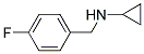 CYCLOPROPYL-(4-FLUORO-BENZYL)-AMINE Struktur