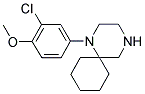 1-(3-CHLORO-4-METHOXYPHENYL)-1,4-DIAZASPIRO[5.5]UNDECANE Struktur