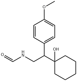 N-FORMYL-1-(2-AMINO-1-(4-METHOXYPHENYL)ETHYL)CYCLOHEXANOL Struktur