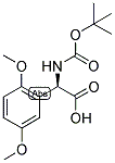 (R)-TERT-BUTOXYCARBONYLAMINO-(2,5-DIMETHOXY-PHENYL)-ACETIC ACID Struktur