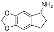 6,7-DIHYDRO-5H-INDENO[5,6-D][1,3]DIOXOL-5-YLAMINE Struktur