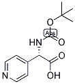 (S)-TERT-BUTOXYCARBONYLAMINO-PYRIDIN-4-YL-ACETIC ACID Struktur