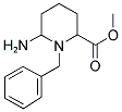 6-AMINO-1-BENZYL-PIPERIDINE-2-CARBOXYLIC ACID METHYL ESTER Struktur