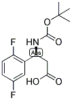 (S)-3-TERT-BUTOXYCARBONYLAMINO-3-(2,5-DIFLUORO-PHENYL)-PROPIONIC ACID Struktur