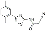 2-CYANO-N-[4-(2,5-DIMETHYLPHENYL)-1,3-THIAZOL-2-YL]ACETAMIDE Struktur