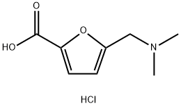 5-DIMETHYLAMINOMETHYL-FURAN-2-CARBOXYLIC ACID HYDROCHLORIDE Struktur