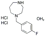 1-(4-FLUOROBENZYL)HOMOPIPERAZINE DIHYDROCHLORIDE HYDRATE Struktur