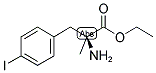 ALANINE, 3-(P-IODOPHENYL)-2-METHYL, ETHYL ESTER Struktur