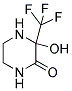 3-HYDROXY-3-(TRIFLUOROMETHYL)PIPERAZIN-2-ONE Struktur