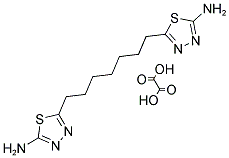 5-[7-(5-AMINO-1,3,4-THIADIAZOL-2-YL)HEPTYL]-1,3,4-THIADIAZOL-2-YLAMINE OXALATE Struktur