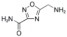 5-(AMINOMETHYL)-1,2,4-OXADIAZOLE-3-CARBOXAMIDE Struktur