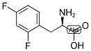 (R)-2-AMINO-3-(2,4-DIFLUORO-PHENYL)-PROPIONIC ACID Struktur