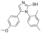 1-(2,4-DIMETHYLPHENYL)-5-(4-METHOXYPHENYL)-1H-IMIDAZOLE-2-THIOL Struktur