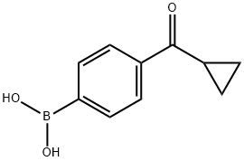 4-(CYCLOPROPYLCARBONYL)PHENYLBORONIC ACID Struktur