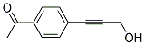 1-[4-(3-HYDROXY-1-PROPYNYL)PHENYL]ETHANONE Struktur