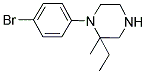 1-(4-BROMOPHENYL)-2-ETHYL-2-METHYLPIPERAZINE Struktur