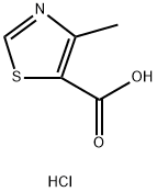 4-METHYLTHIAZOLE-5-CARBOXYLIC ACIDHYDROCHLORIDE Struktur