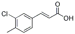 (2E)-3-(3-CHLORO-4-METHYLPHENYL)ACRYLIC ACID Struktur