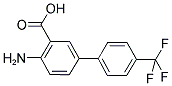 4-AMINO-4'-(TRIFLUOROMETHYL)[1,1'-BIPHENYL]-3- CARBOXYLIC ACID Struktur